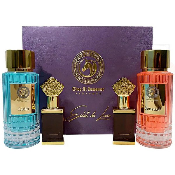 Kit Perfume Thoq Al Hawamer Eclat de Luxe EDP 2 de 100mL