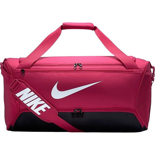 Bolsa Esportiva Nike Brasilia 9.5 DH7710 634 - Rosa/Preto