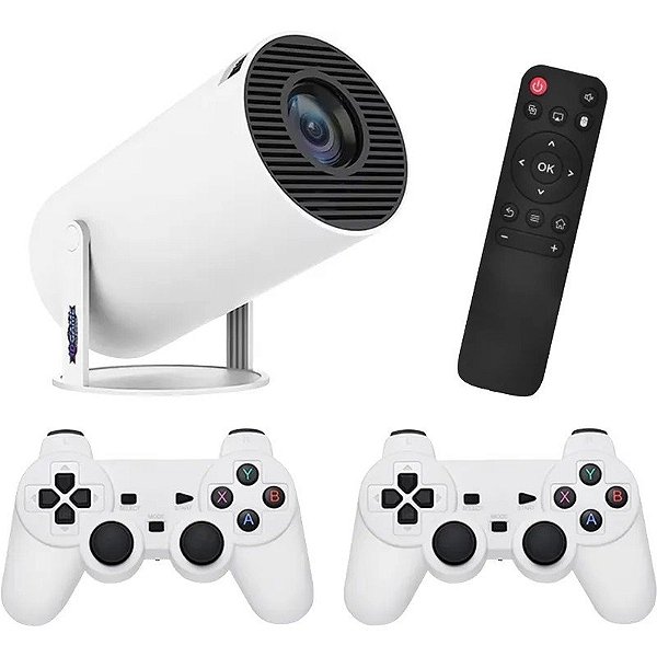 Projetor 3D Game X10 Plus 4K HDMI/USB/Bivolt (caixa feia)