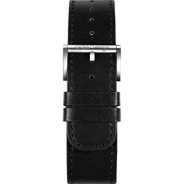 Pulseira de relógio Ciga Design Z011-1P-S - Preta/Prateada