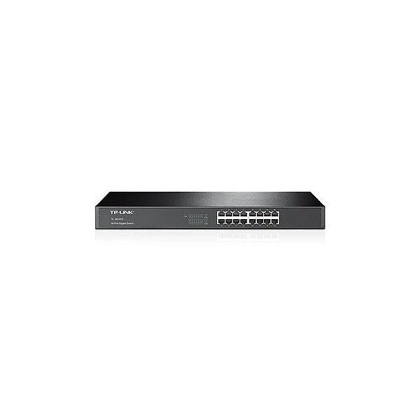 Hub Switch TP-Link 16 Portas TL-SG1016 16 Portas 10/100/1000 Montável em Rack
