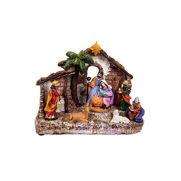 Figura de Natal Colorida 27CM
