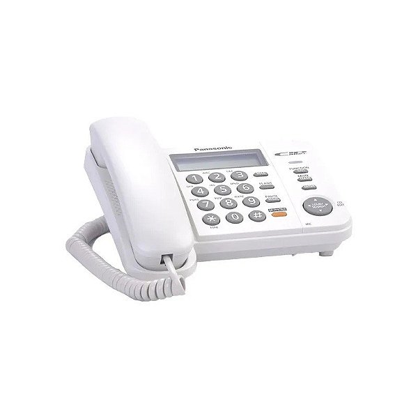 Telefone Fixo Panasonic KX-TS580 - Branco