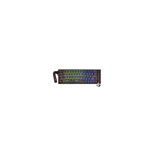 Teclado Gamer Mecânico Redragon K631RGB-Pro-P Castor Pro Wireless / RGB / Preto