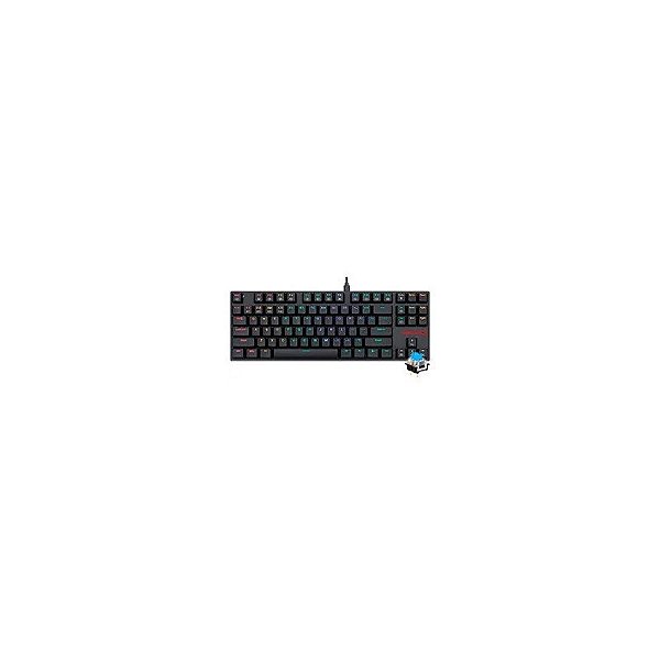 Teclado Gamer Mecânico Redragon K607P-KBS Aps Pro Wireless / RGB / Azul / Inglês - Preto