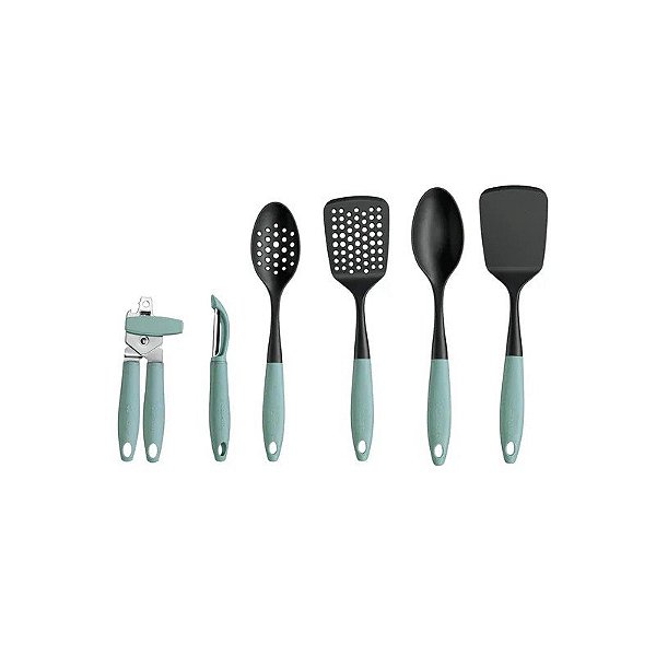 Jogo de Utensílios Cuisinart CTG-22-6PTC Oceanware Ferramentas Azul-petróleo - 6 Peças