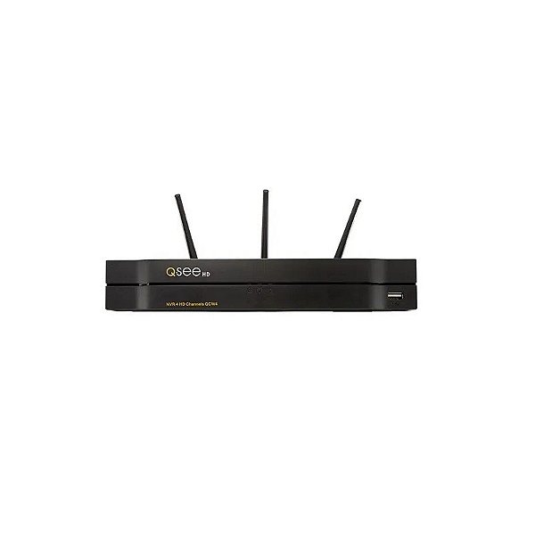 Gravador de Vídeo NVR Q-See Seg. 4 Canais QCW4-1 Wi-Fi HDD 1TB