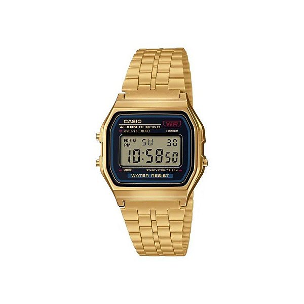 Relógio Casio A159WGEA-1DF Unissex Ouro