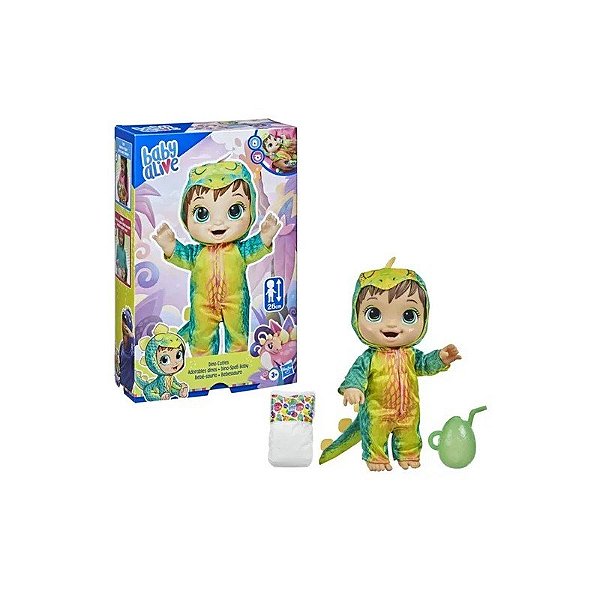 Boneca Baby Alive Dino Cuties BRNH