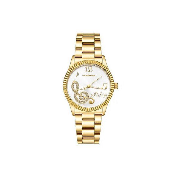Relógio Feminino Analógico Hummer WH2-224459 Dourado