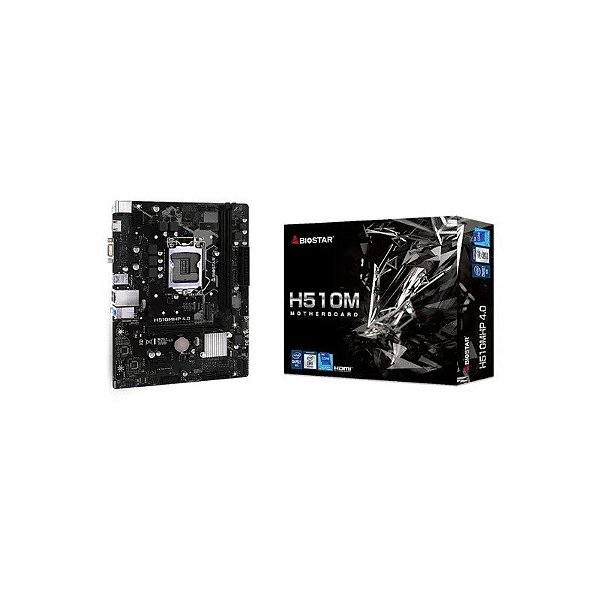Placa Mãe Intel 1200 Biostar H510MHP 4.0 Micro ATX DDR4
