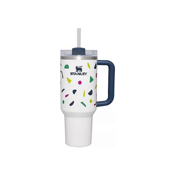 Copo Térmico Stanley The Flowstate Quencher H2.0 Tumbler 1.18L - Geométrico Abstrato