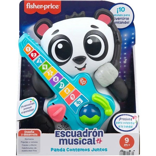 Brinquedo Fisher Price Esquadrão Musical Panda - HYL16