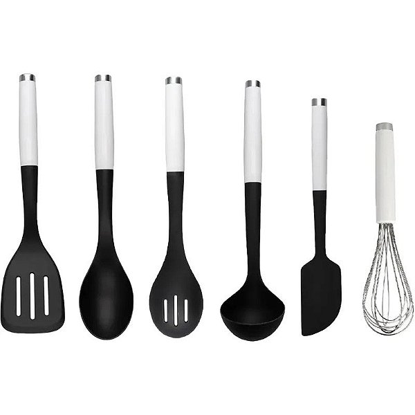 Jogo de Utensílios KitchenAid KQG469BXWHG (6 peças)
