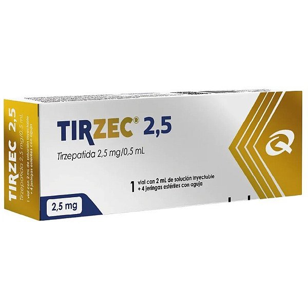 Kit Tirzepatida 2,5mg/0,5mL (4 Seringas pré-carregadas)