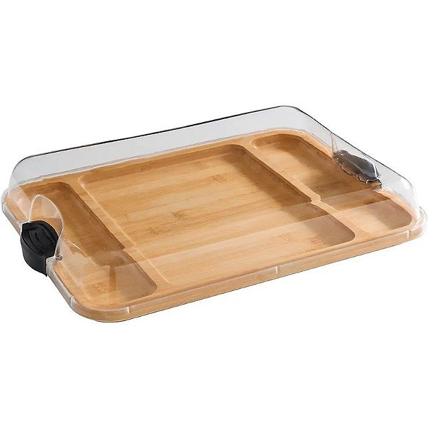 Bandeja con Tapa Bamboo 30.4x40.6cm Farberware - 5317650EU