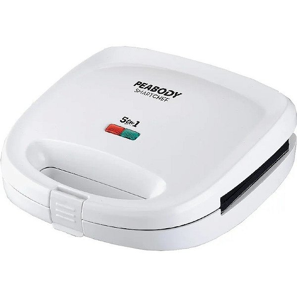 Sanduicheira Peabody 5 em 1 PE-SW6141 700 Watts 220V 50/60Hz Branca