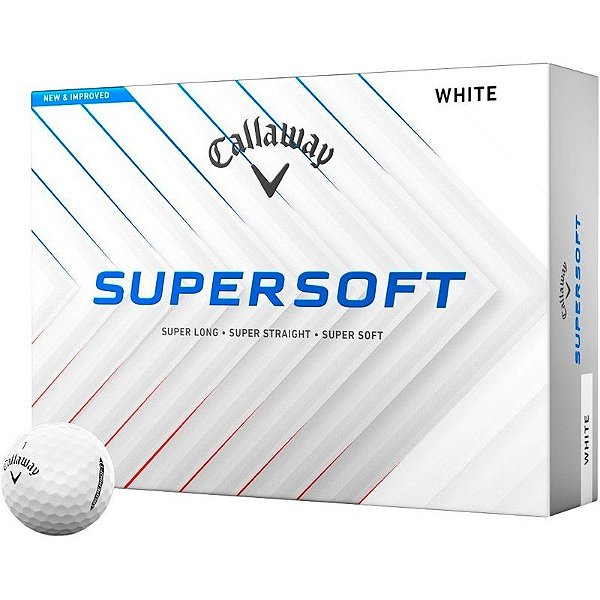 Bola de Golfe Callaway Super Soft Branca (12 Unidades)