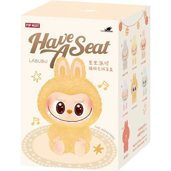 Caixa Cega de Pelúcia de Vinil Figura THE MONSTERS Have a Seat - Pop Mart