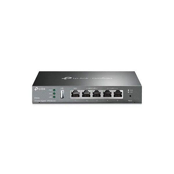 Roteador TP-Link Omada ER605 VPN Gigabit - Preto