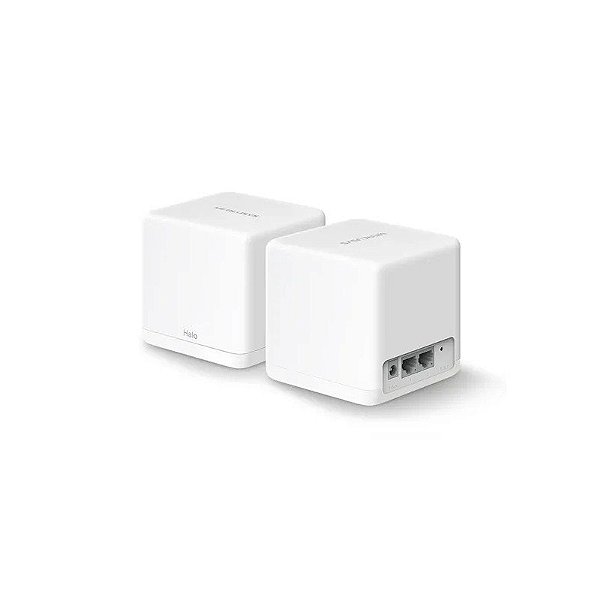 Pacote com 2 Mercusys Wifi Halo H30G AC1300 Mesh Residencial Completo