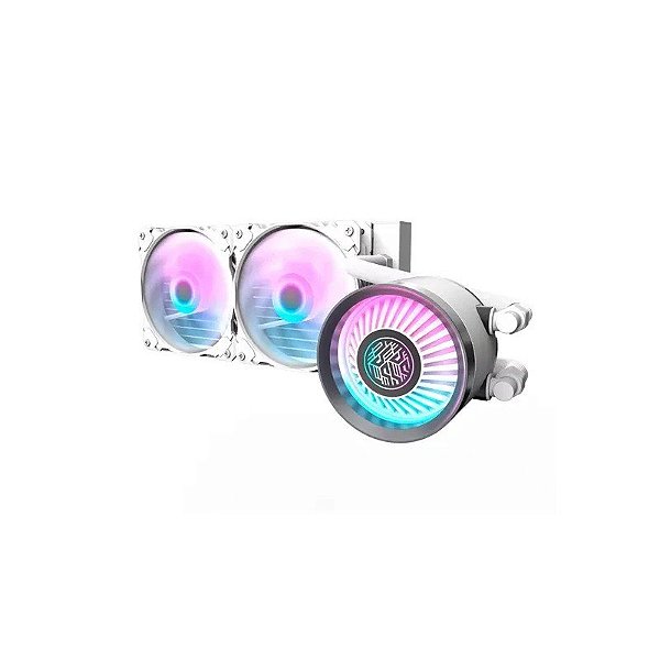 Reservatório de Água para Processador Aigo Darkflash Nebula DN 240 Argb - Branco