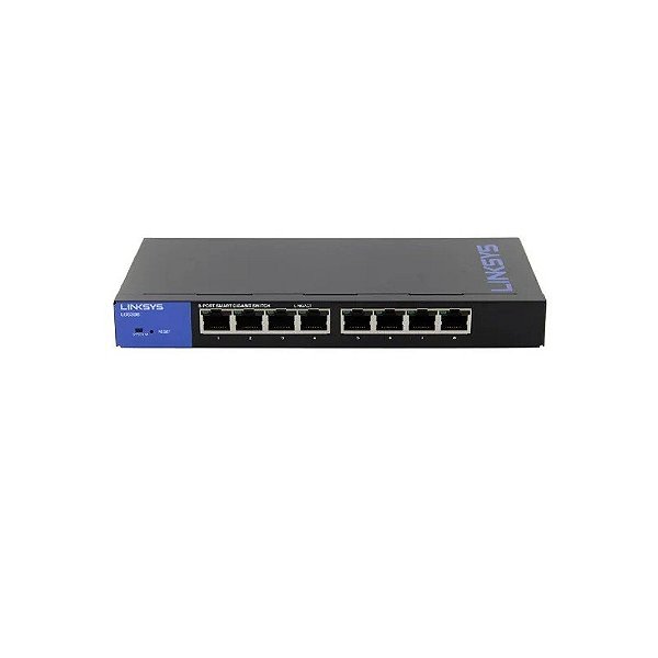 Switch Linksys 08P Gigabit Ethernet LGS308 Empresarial