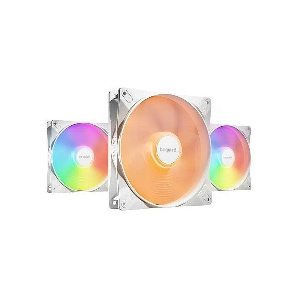 Cooler Be Quiet! Light Wings LX 140MM PWM HS BL131 3 Ventiladores Argb - Branco