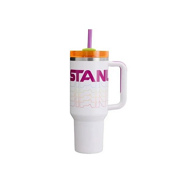 Copo Térmico Stanley The Quencher H2.0 Flowstate Tumbler 1.18L - Frost Reverb