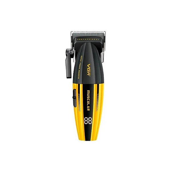 Cortador de Cabelo Elétrico VGR Voyager Muscular C1 V-285 - Preto/Dourado