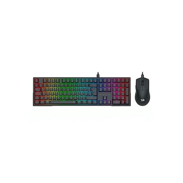 Kit Gamer Redragon Teclado K668-SP + Mouse M724 - S146-SP