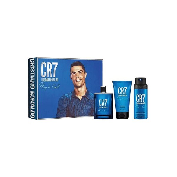 Perfume Cristiano Ronaldo CR7 Play It Cool Kit 100ML EdT + 150ML