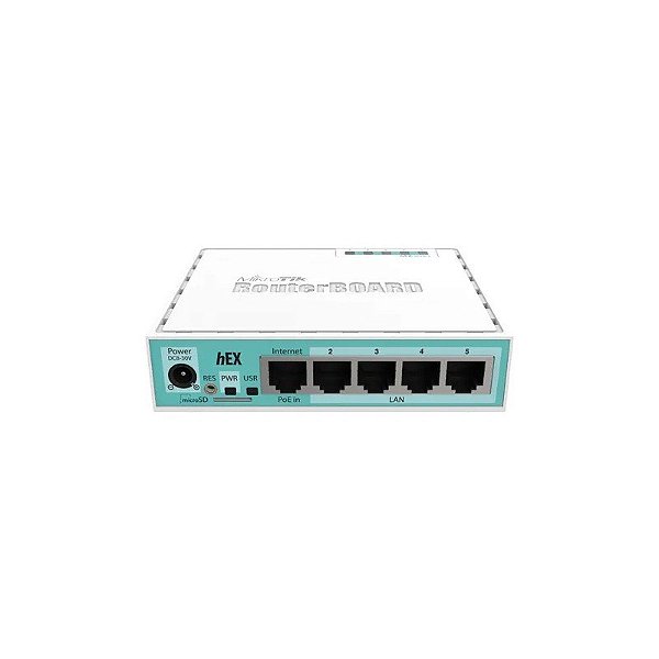 Roteador Mikrotik Routerboard RB 750GR3 Hex 880MHZ 256MB L4