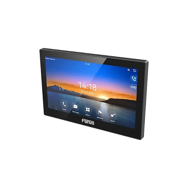 Interfone IP Monitor Touch Wi-Fi AC Fanvil I504W 7" Sistema Operacional Linux