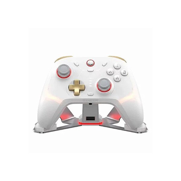 Controle Gamesir Cyclone 2 Sem Fio para Nintendo Switch com Estação de Carregamento - Branco