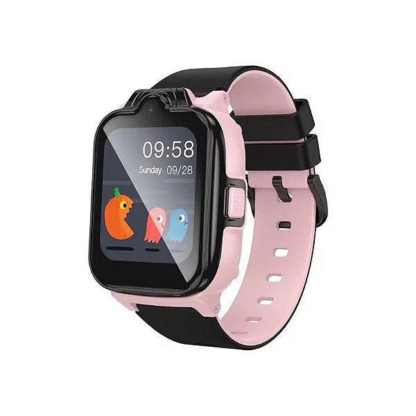 Relógio Smart Hoco Y104 Kids GPS Lte/Wifi - Rosa