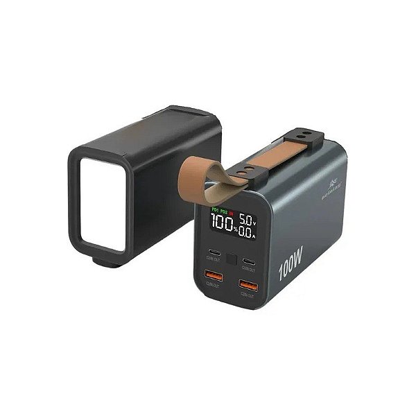 Carregador Portátil Peining M3 30000mAh/100W/USB/Tipo C - Preto