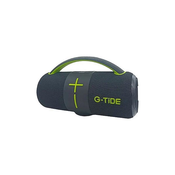 Caixa de Som G-Tide SH80 - 50W - Bluetooth - NFC - À Prova D'Água - Cinza