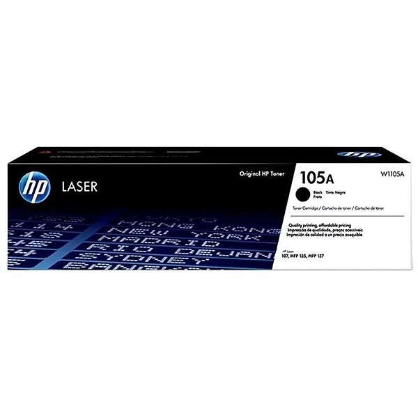 Cartucho de Toner HP LaserJet 105A W1105A Preto