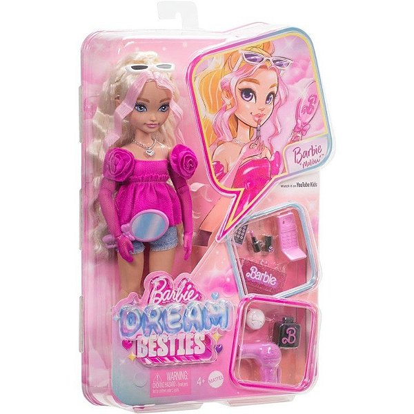 Boneca Barbie Dream Besties Malibu Mattel - HYC21