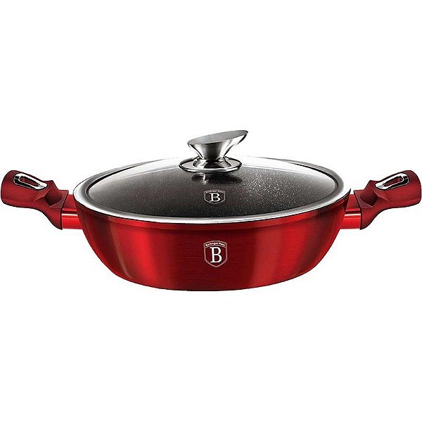 Panela Berlinger Haus Metallic Line Burgundy Edition 24cm - BH-1262N