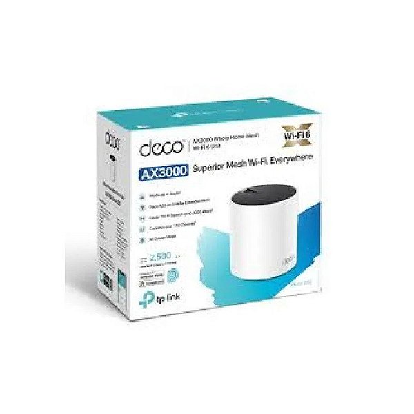 Kit Mesh Residencial AX3000 TP-Link Deco X55 Pacote 1