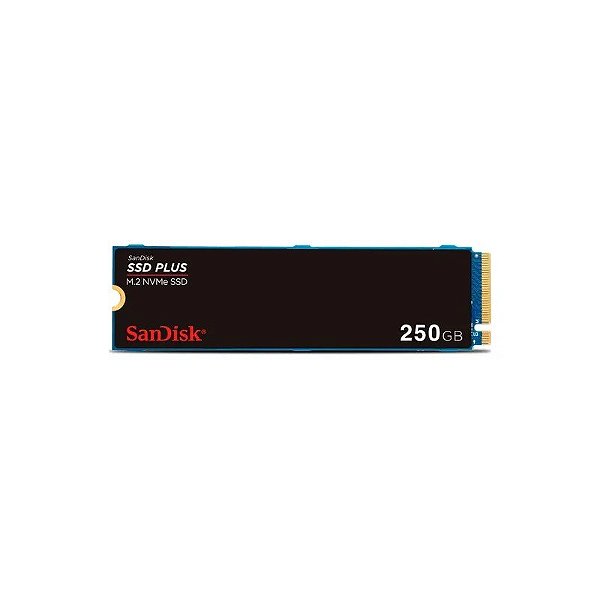 Disco Rígido SSD Sandisk Plus 250GB M2 Nvme PCI-Exp 3.0 X 4 - SDSSDA3N-250G-G26