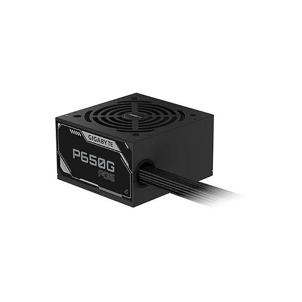 Fonte Gigabyte 650G PG5 ATX 650W 80 PLUS Gold PFC Ativo Bivolt - Preto
