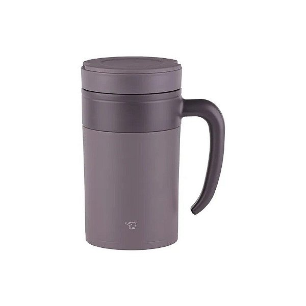 Copo Térmico Zojirushi com Infusor e Filtro 480ML Marrom