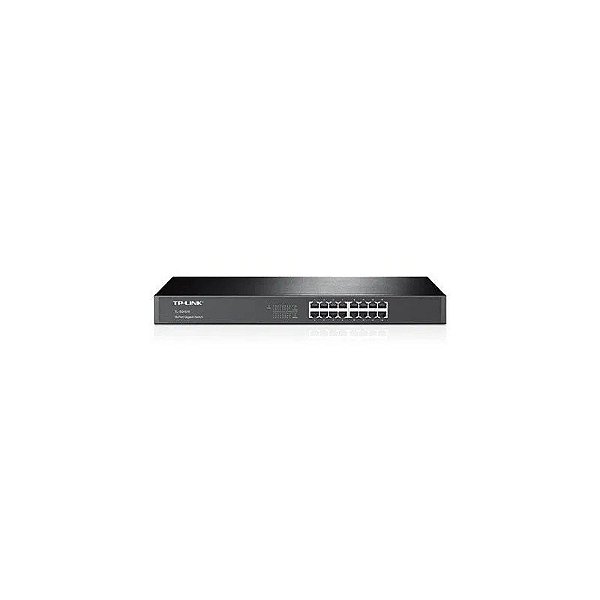 Switch de 16 Portas TP-Link TL-SG1016 10/100/1000 Montável em Rack