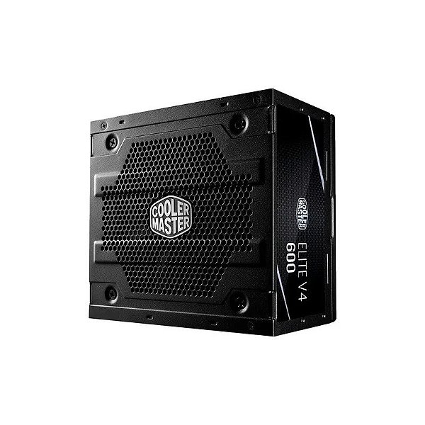 Fonte Cooler Master Elite Nex W600 MPW-6001-Acaw-Bus ATX 600W 80 White Bronze PFC Ativo Bivolt - Preto