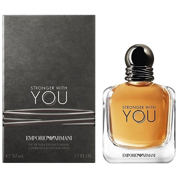 Perfume Emporio Armani Stronger With You EDT 50mL - Masculino