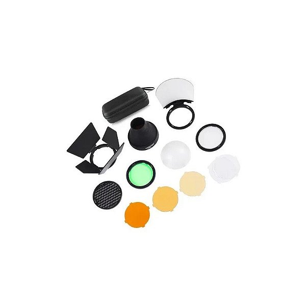 Kit de Acessórios Godox AK-R1 para Flash Redondo