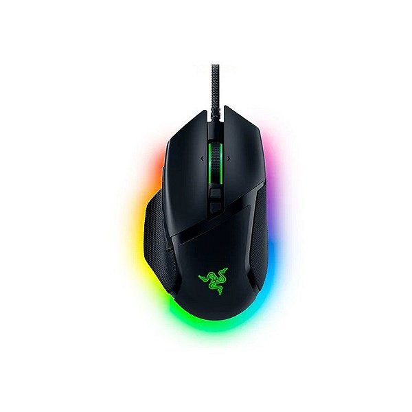 Mouse Gamer Razer Basilisk V3 Ergonômico 26000 DPI RGB USB Preto - RZ01-04000100-R3M1